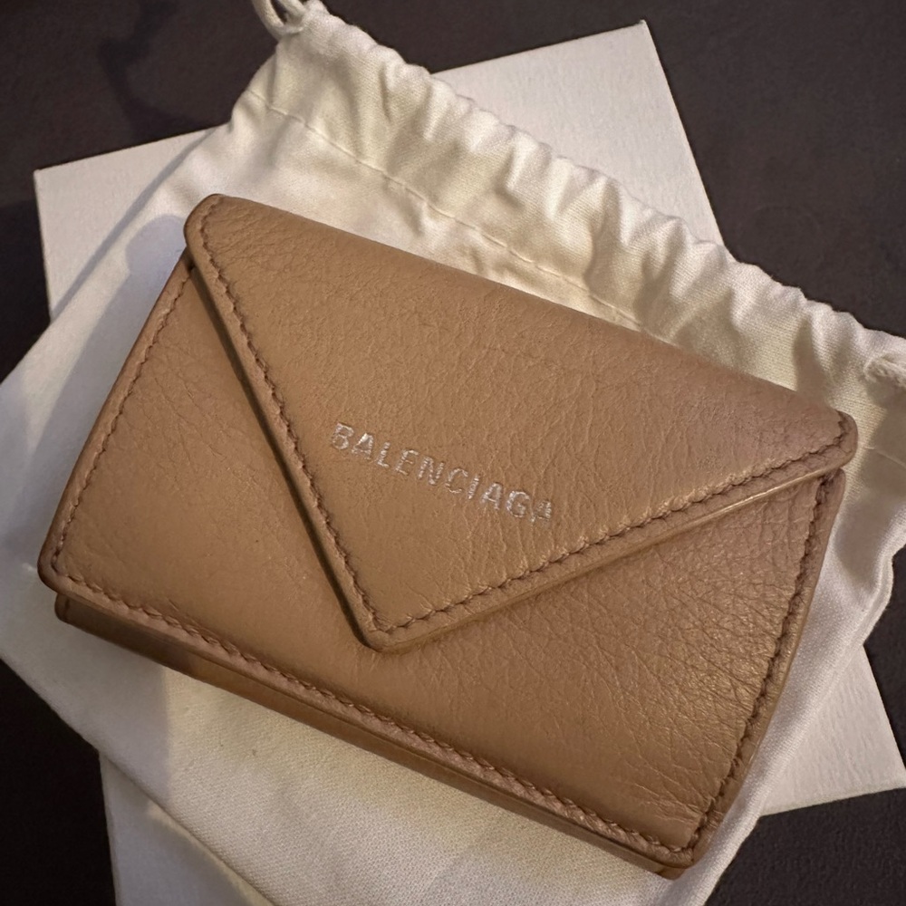 BALENCIAGA Paper mini wallet Trifold wallet full inclusion - Picture 13 of 16
